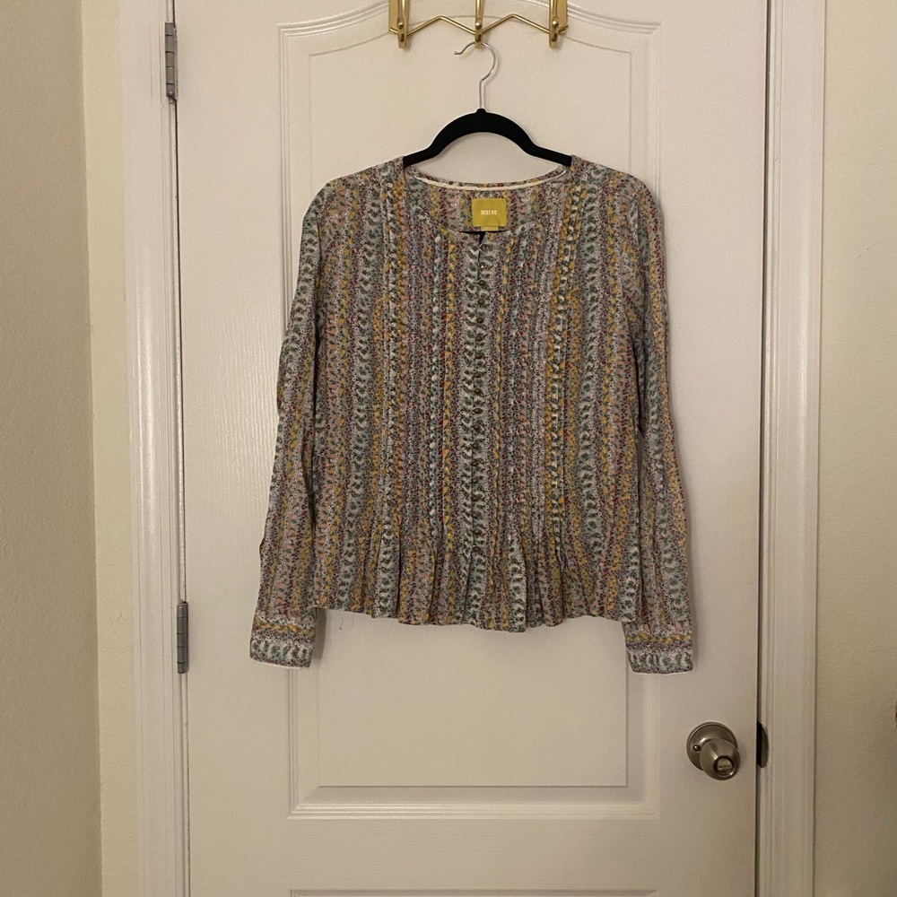 Maeve Floral Print Blouse